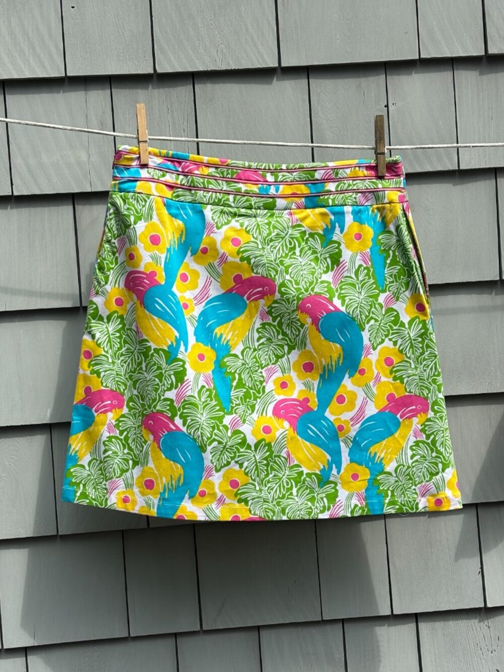 Lilly Pulitzer Tropical Toucan Print Skort Size 6 Like New - Picture 3 of 6